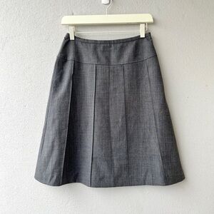 TRISTAN & ISEUT | Wool Blend A-Line Skirt